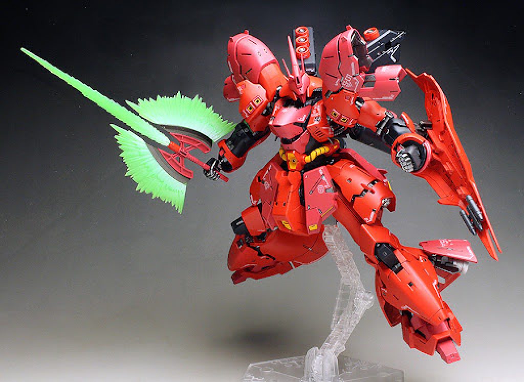 Giới thiệu mô hình lắp ráp Gundam RG MSN-04 Sazabi 16 Mô hình lắp ghép Gundam RG MSN-04 Sazabi có thiết kế mẫu mã đẹp mắt