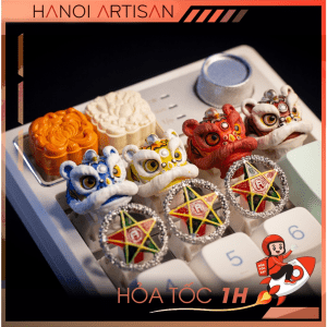 Artisan Keycap đầu lân trung thu 2025