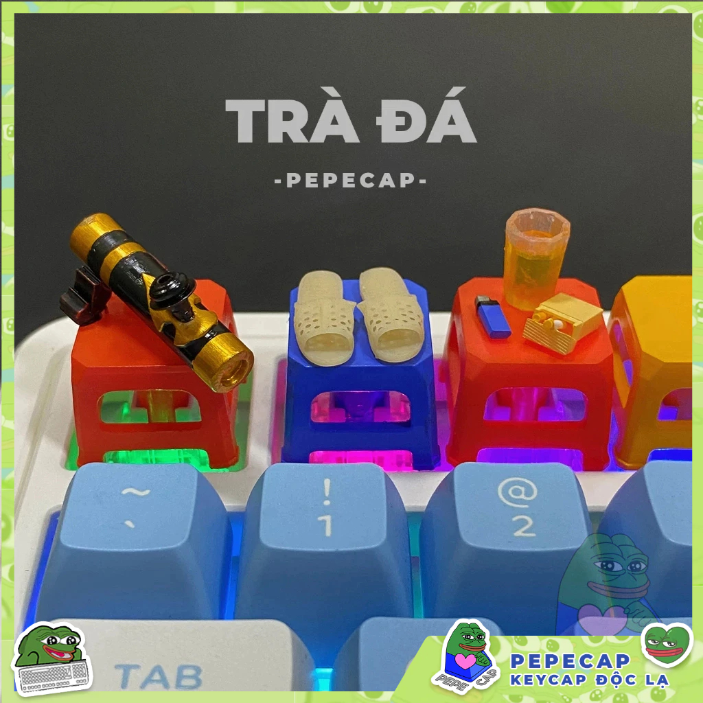 Keycap Ghế Nhựa - Điếu Cầy - Trà đá bật lửa - Dép tổ ong 4 Keycap Ghế Nhựa - Điếu Cầy - Trà đá bật lửa - Dép tổ ong - Ảnh 4