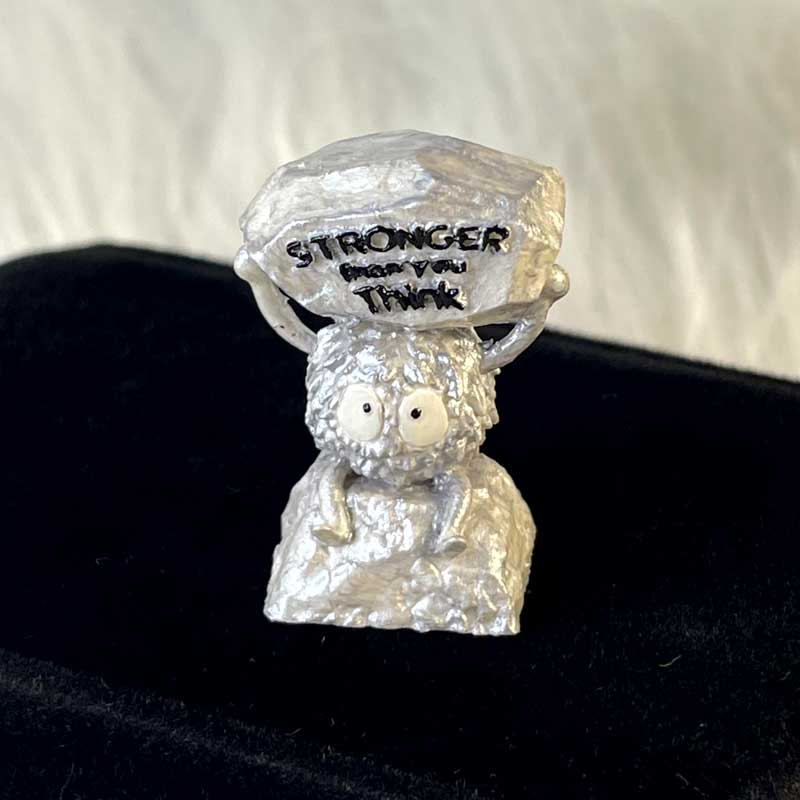 Artisan Keycap susuwatari màu silver 1 Artisan Keycap susuwatari màu silver