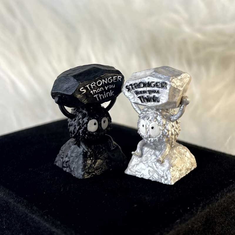 Artisan Keycap susuwatari màu silver 4 Artisan Keycap susuwatari màu silver - Ảnh 4