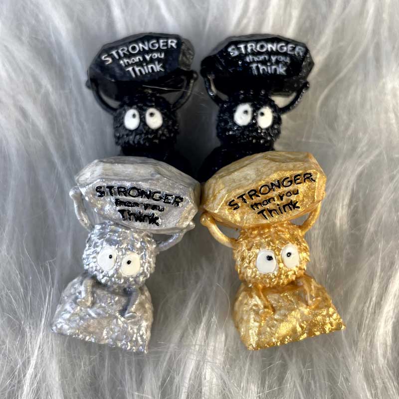 Artisan Keycap susuwatari màu silver 3 Artisan Keycap susuwatari màu silver - Ảnh 3