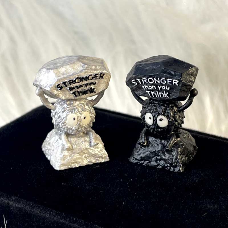 Artisan Keycap susuwatari màu silver 5 Artisan Keycap susuwatari màu silver